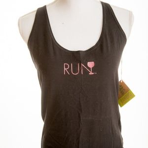 Raw Threads Wine Running Tank